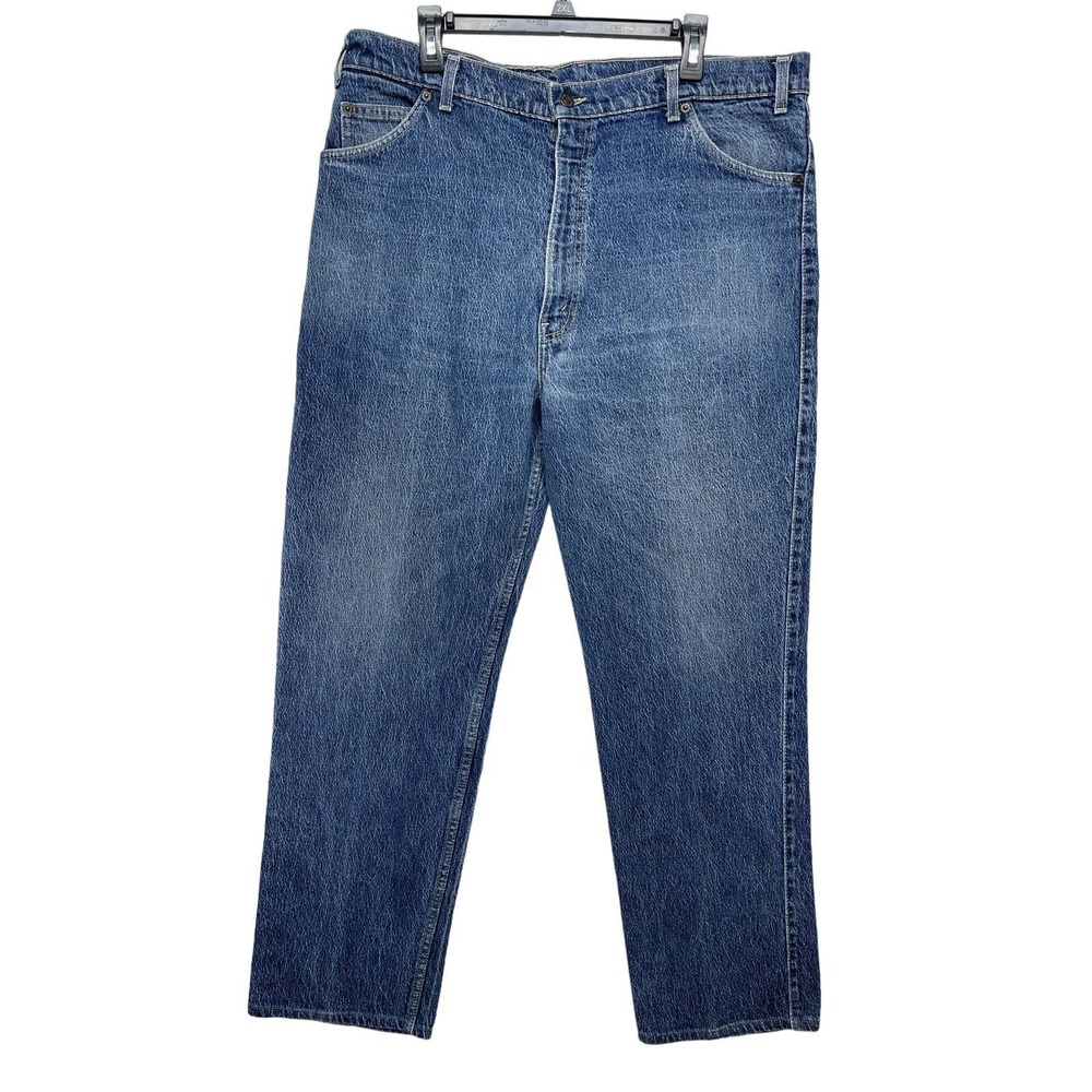 Levi's Two Horse Jeans Leather Tab Vintage Medium Acid Wash 38x30 *READ*